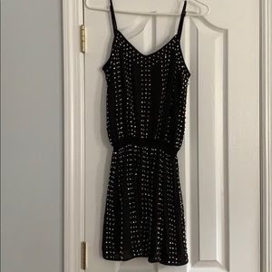 Little Black Dress with silver studs!